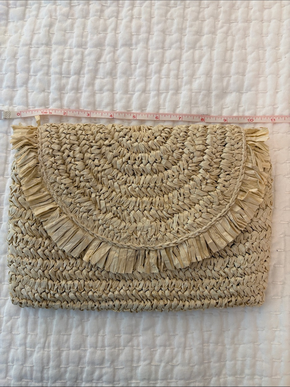 J. Crew raffia bag! - Picture 4 of 5